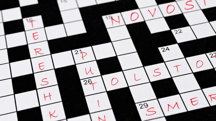 Of a russian region crossword