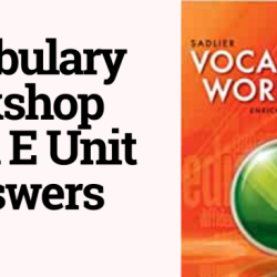 Vocabulary workshop level e unit 2