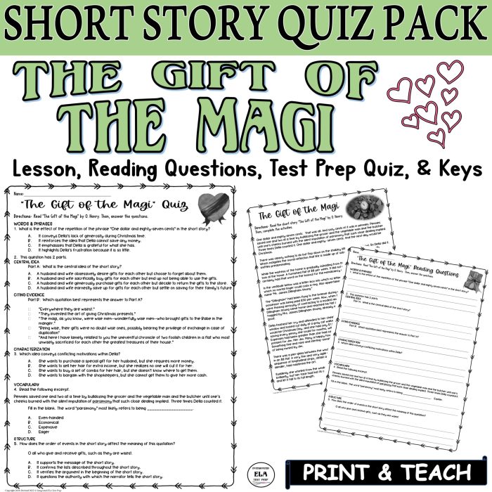 Quiz on the gift of the magi