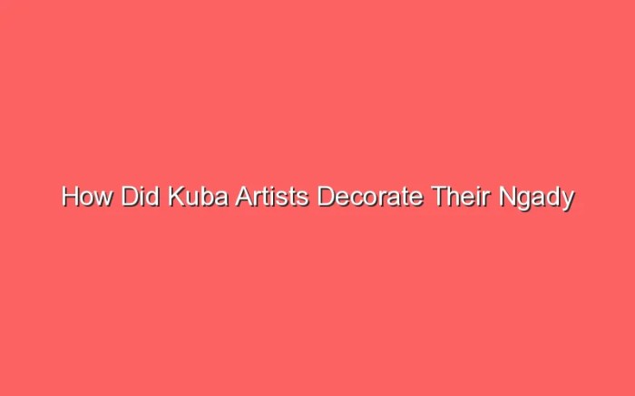 How did kuba artists decorate their ngady amawaash masks